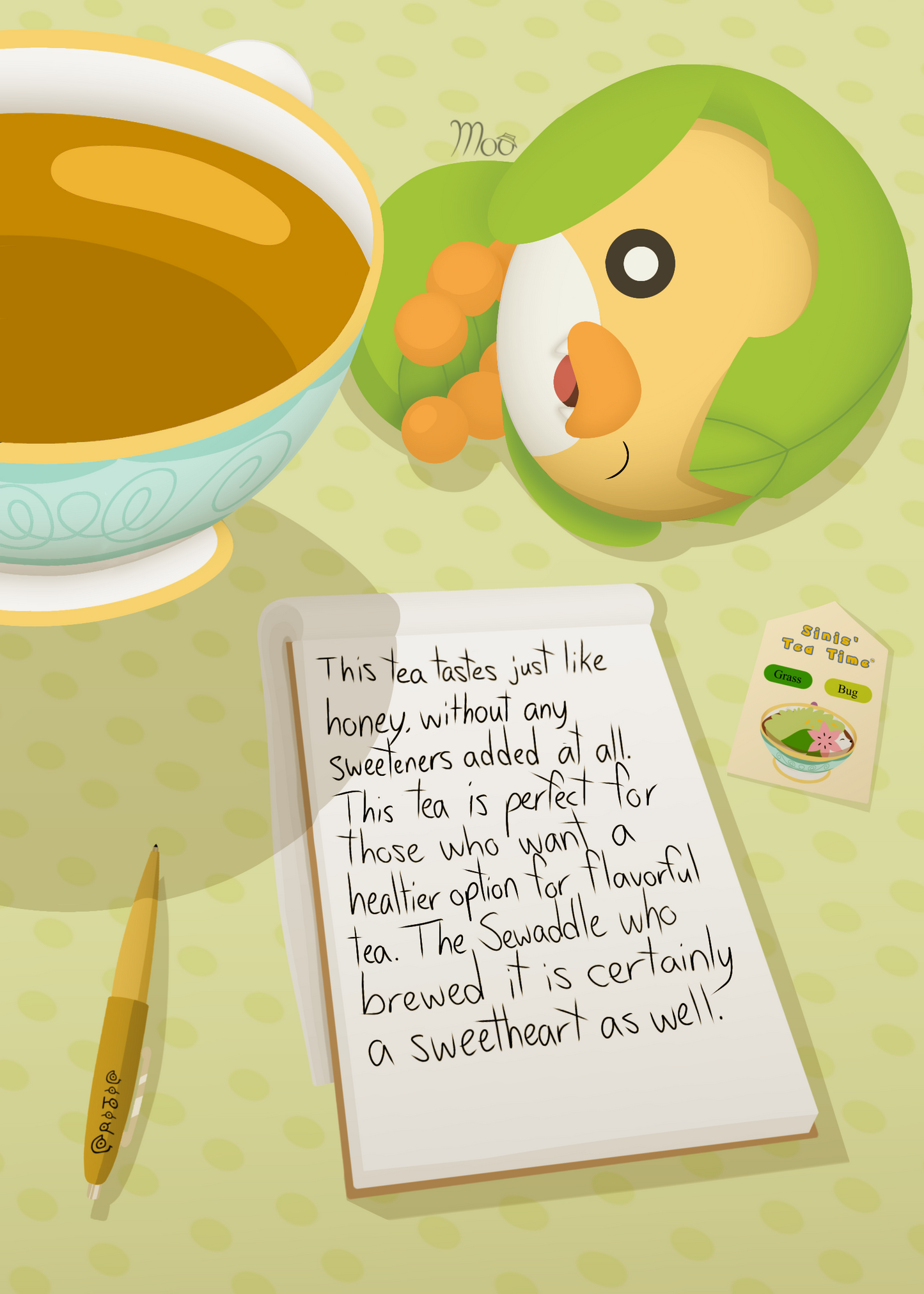 Sewaddle PokeTea Digital Print