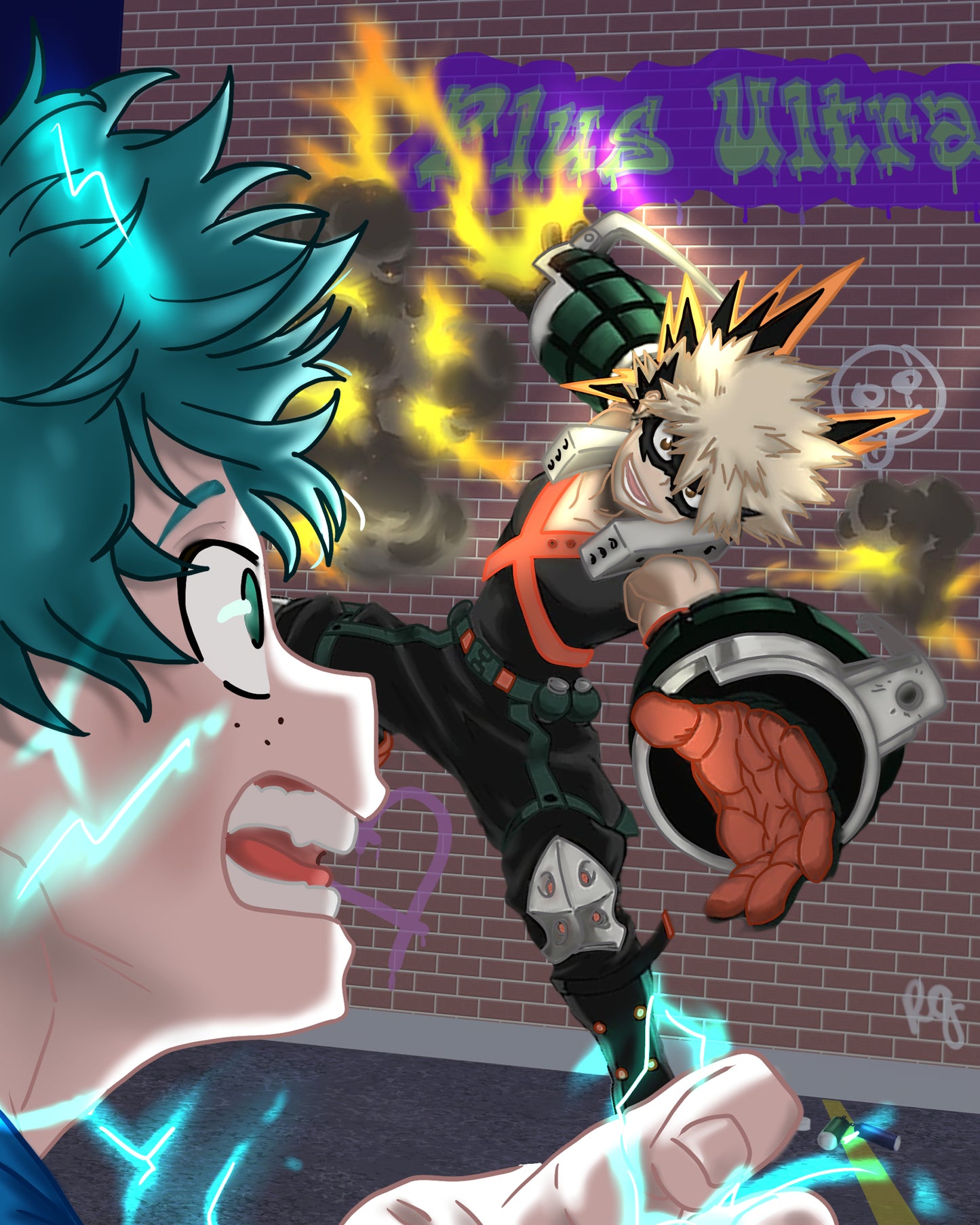 Deku vs Bakugo