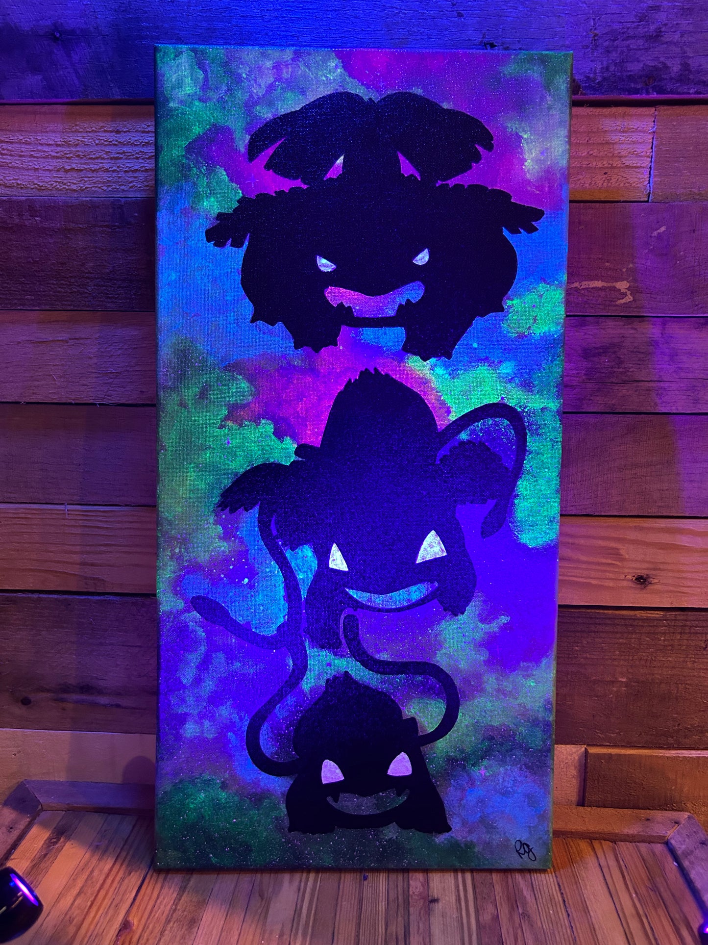 Bulbasaur Evolutions Galaxy Painting