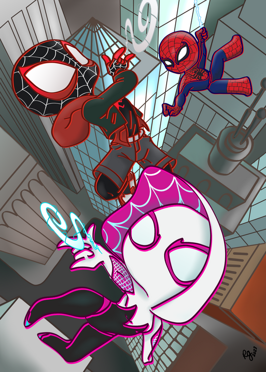 Spider Squad Digital Print