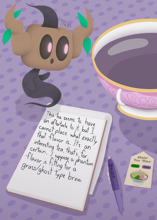 Phantump PokeTea Digital Print